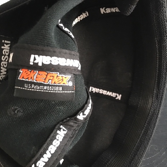 NWOT KAWASAKI Baseball Black Cap SIZE S|M - Picture 8 of 9